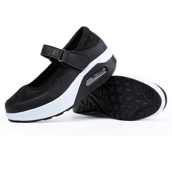 Rocker Sole Hook Loop Sport Zapatos De Mujer