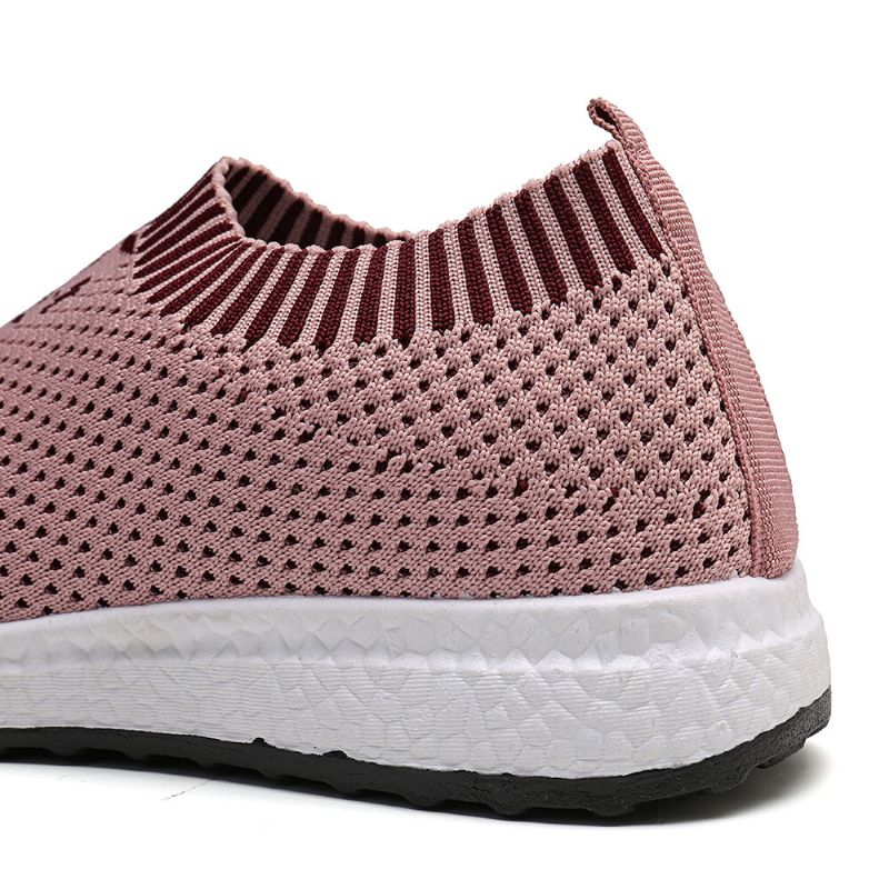 Zapatillas De Deporte Con Plataforma De Malla Transpirable Informal Al Aire Libre Para Mujer