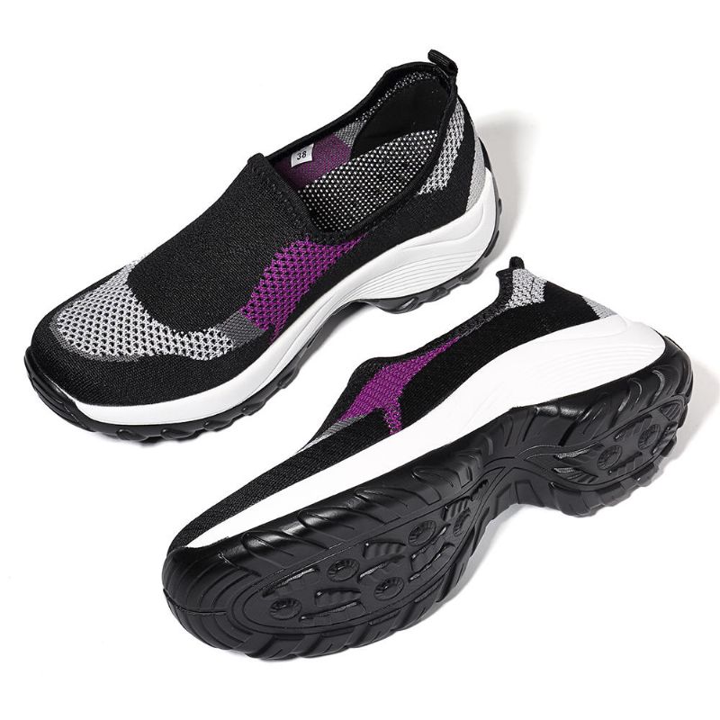 Zapatillas De Deporte Informales Cómodas Y Transpirables De Malla Para Exteriores Para Mujer