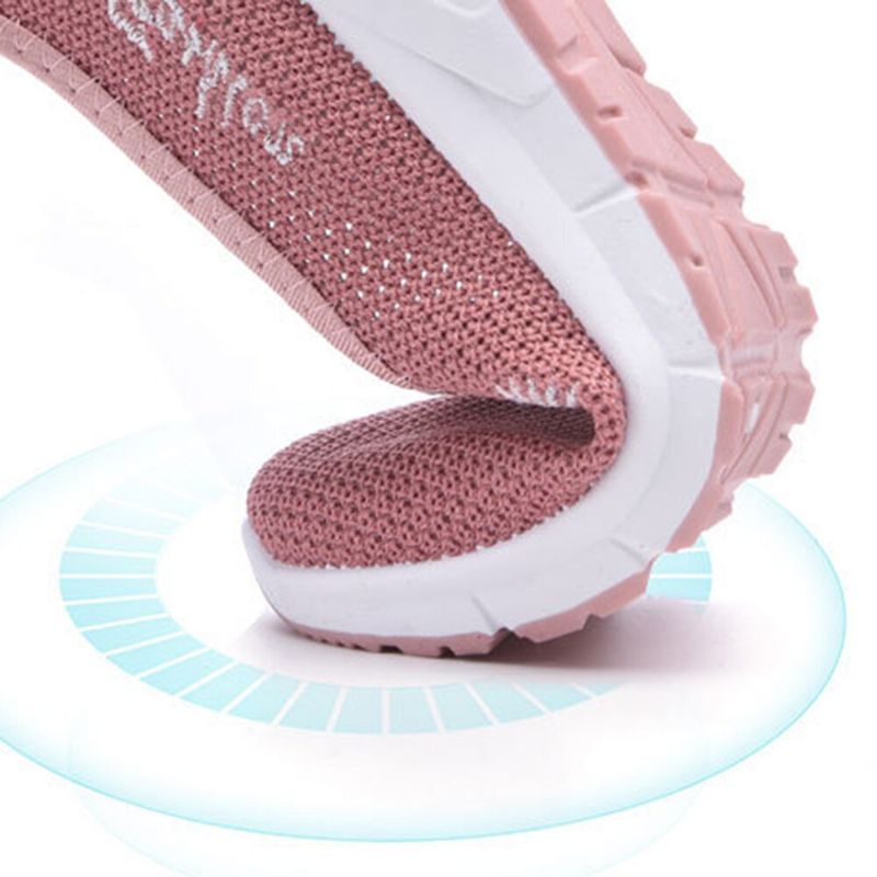 Zapatillas De Deporte Informales Transpirables Cómodas De Malla Con Decoración De Margaritas Para Mujer