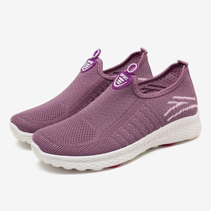 Zapatillas De Deporte Para Correr Informales Al Aire Libre Transpirables Y Cómodas De Malla De Gran Tamaño Para Mujer