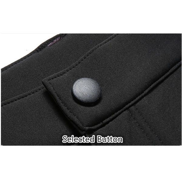 Bloqueador Solar Exterior Para Hombre Pantalones Deportivos Soft Shell Pantalones Impermeables Antimanchas De Lana Gruesa