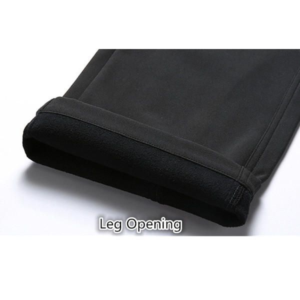 Bloqueador Solar Exterior Para Hombre Pantalones Deportivos Soft Shell Pantalones Impermeables Antimanchas De Lana Gruesa