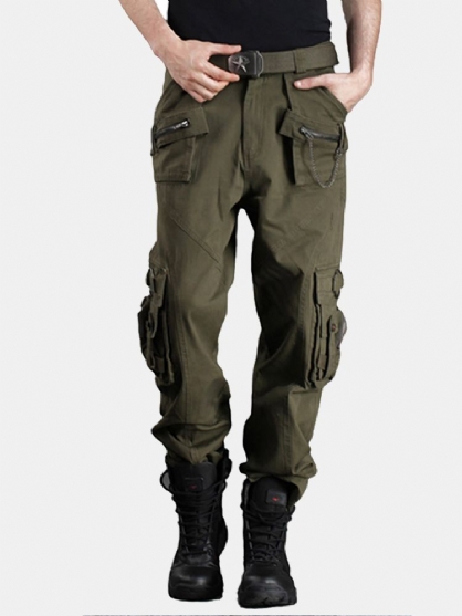 Camuflaje Al Aire Libre Con Múltiples Bolsillos Pantalones Casuales Pantalones Tácticos Militares Para Hombres Monos