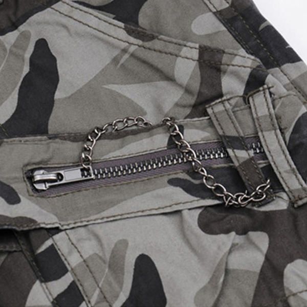 Camuflaje Al Aire Libre Con Múltiples Bolsillos Pantalones Casuales Pantalones Tácticos Militares Para Hombres Monos