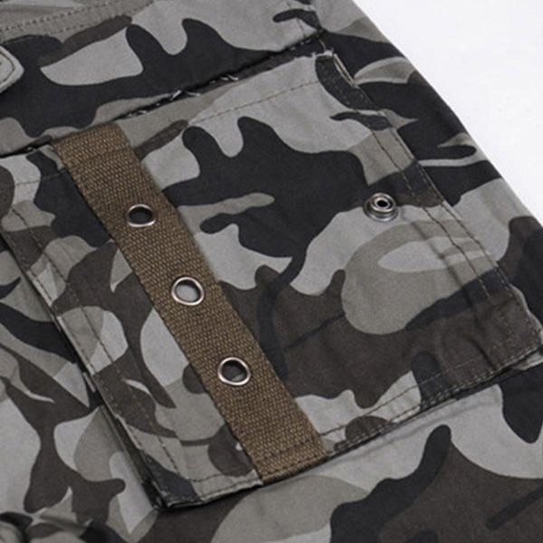 Camuflaje Al Aire Libre Con Múltiples Bolsillos Pantalones Casuales Pantalones Tácticos Militares Para Hombres Monos