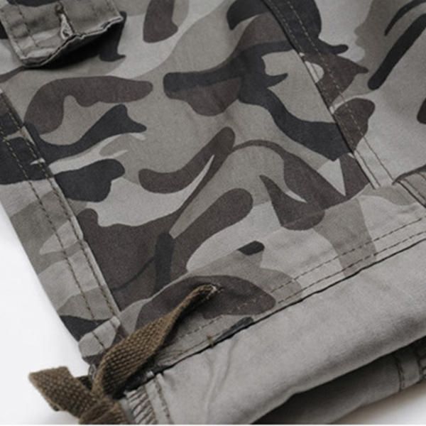 Camuflaje Al Aire Libre Con Múltiples Bolsillos Pantalones Casuales Pantalones Tácticos Militares Para Hombres Monos