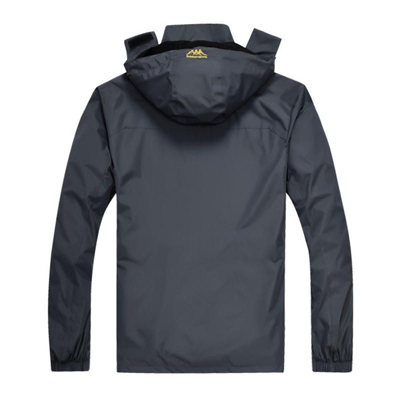 Chaqueta Al Aire Libre Con Capucha Impermeable Para Hombre De Senderismo Deportivo