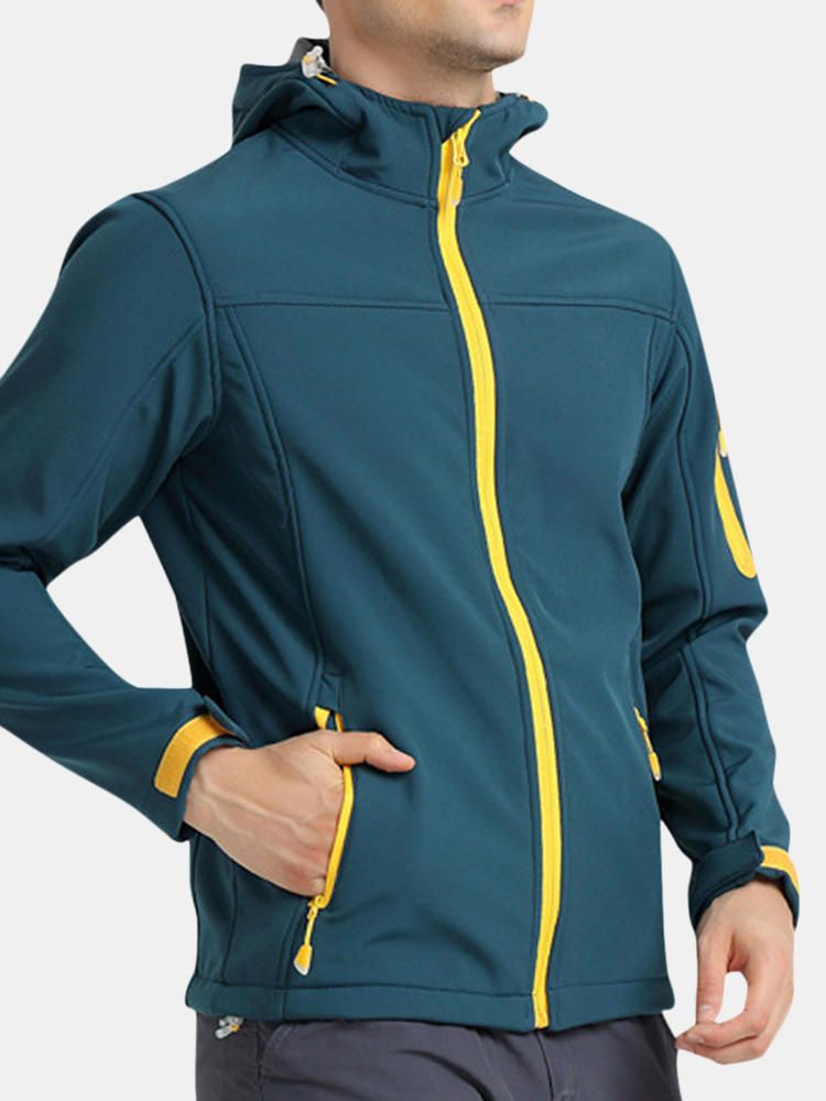 Chaqueta Deportiva De Senderismo Al Aire Libre Impermeable A Prueba De Viento Cálida Para Hombre