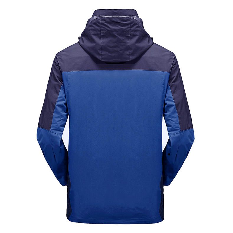 Chaqueta De Forro Polar Cortavientos Al Aire Libre De Invierno Para Hombre Ropa Deportiva De Esquí Cálida Extraíble De Dos Piezas