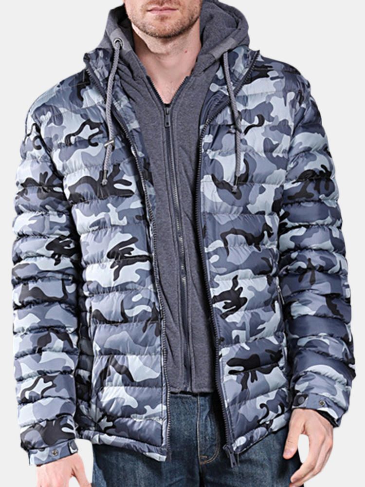 Chaqueta Gruesa De Camuflaje De Invierno Para Hombre Abrigo Impermeable