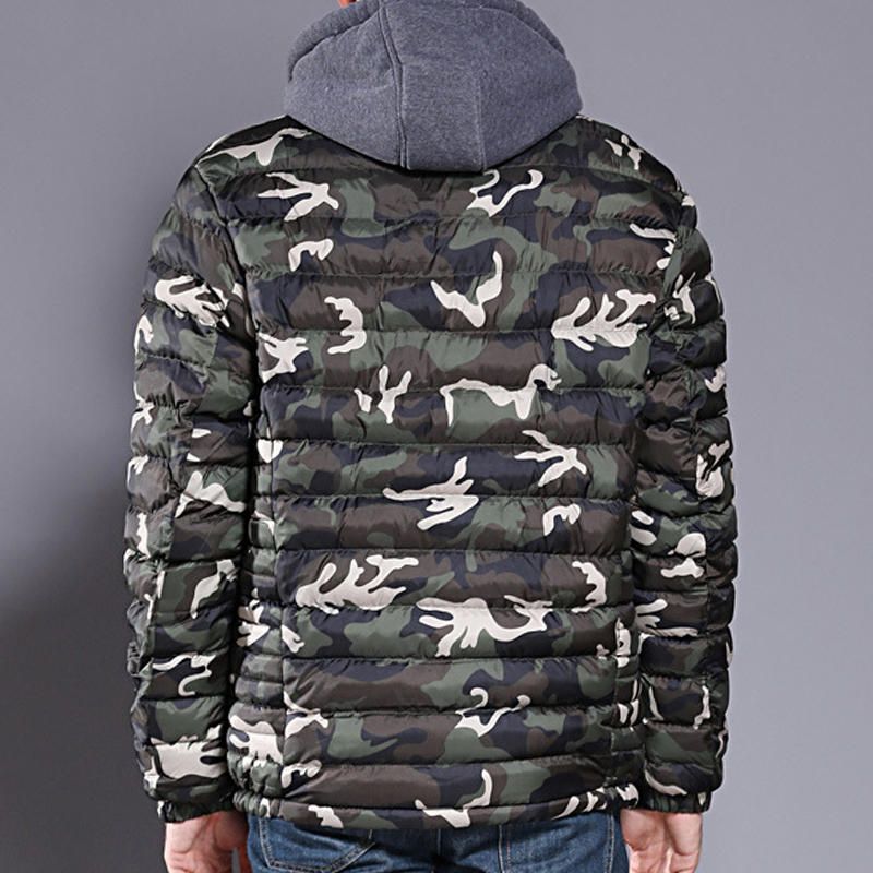 Chaqueta Gruesa De Camuflaje De Invierno Para Hombre Abrigo Impermeable