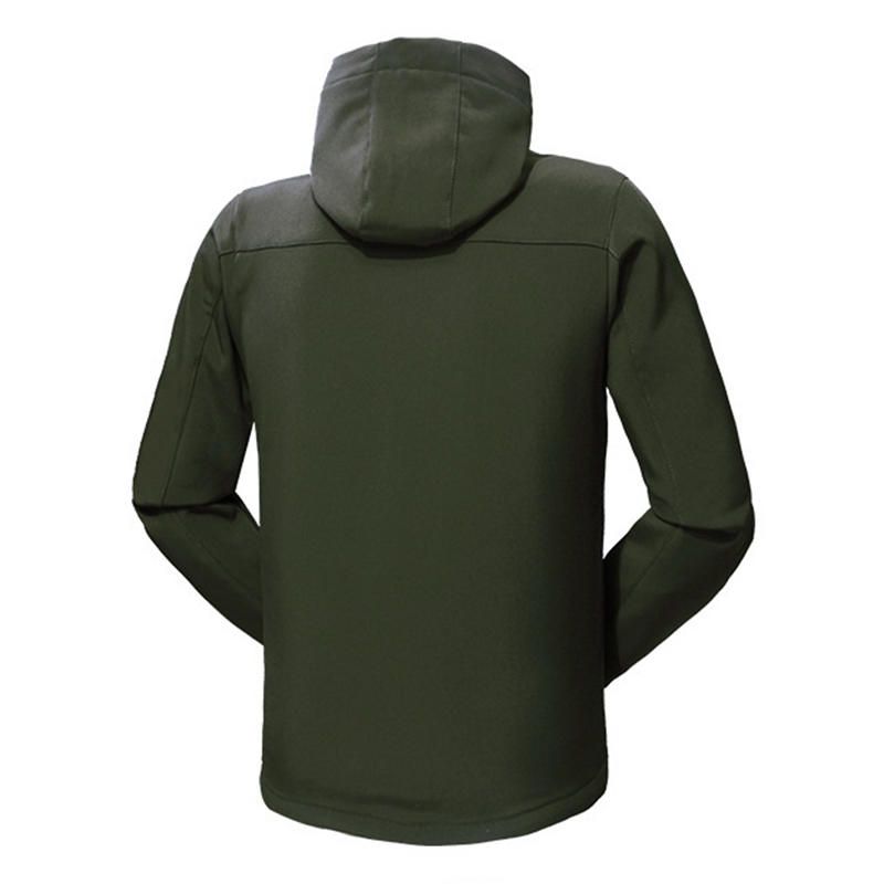 Chaqueta Impermeable 100% Poliéster Transpirable Al Aire Libre Para Hombre