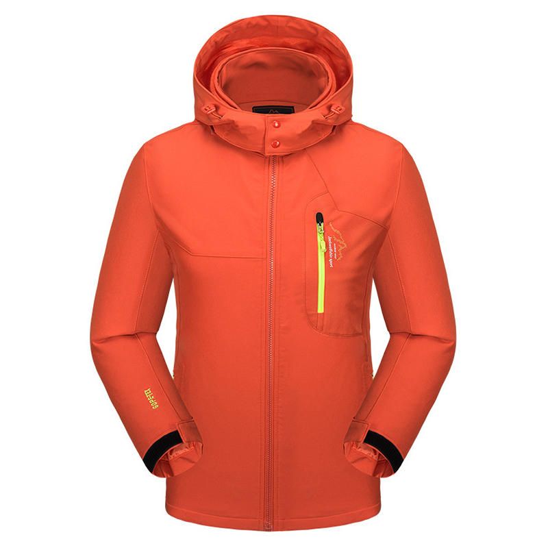 Chaqueta Impermeable A Prueba De Viento Cálida De Forro Polar Para Exteriores De Talla Grande