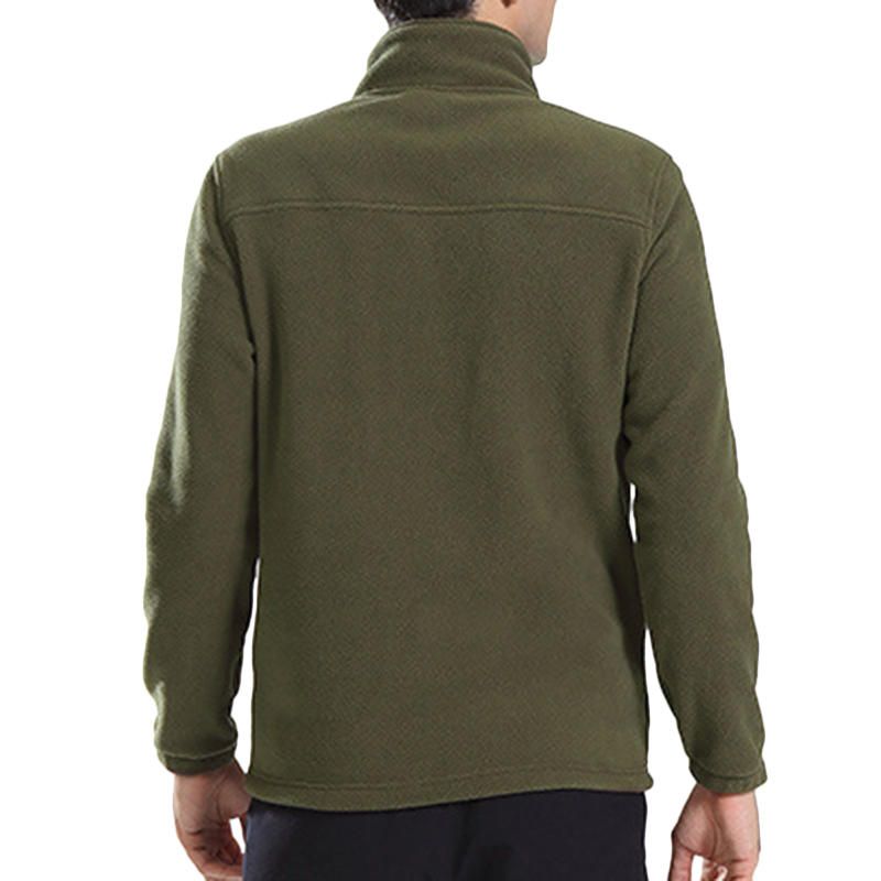 Chaqueta Para Exteriores Suave Y Transpirable De Forro Polar De Moda Para Hombre