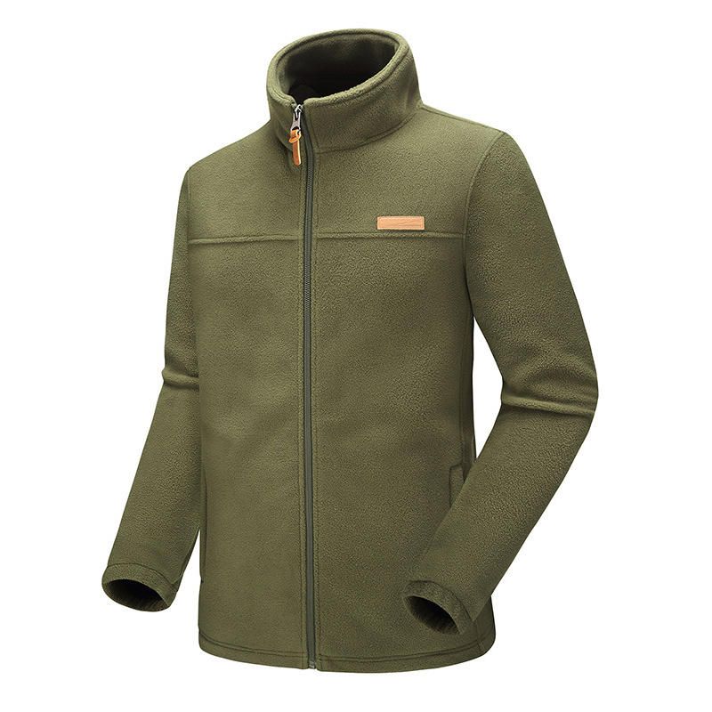 Chaqueta Para Exteriores Suave Y Transpirable De Forro Polar De Moda Para Hombre