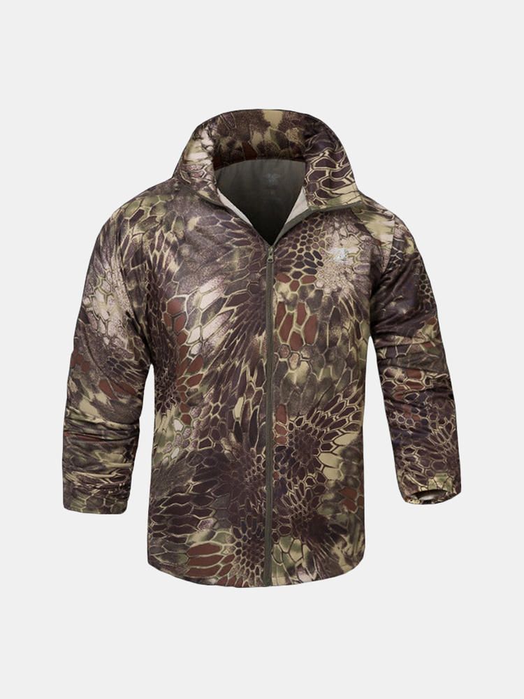 Chaqueta De Piel Fina De Camuflaje Táctico Para Hombre De Primavera Y Verano Chaqueta Impermeable De Secado Rápido Para Exteriores