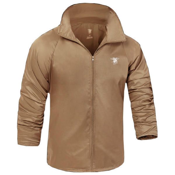 Chaqueta De Piel Fina De Camuflaje Táctico Para Hombre De Primavera Y Verano Chaqueta Impermeable De Secado Rápido Para Exteriores