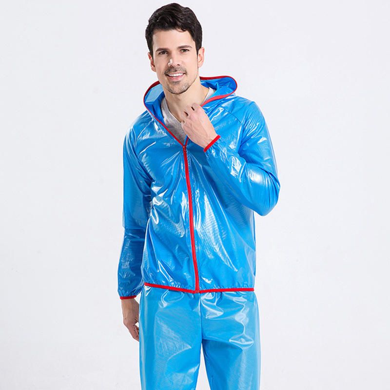 Chubasquero Con Capucha Impermeable Y Transpirable Al Aire Libre Para Hombre