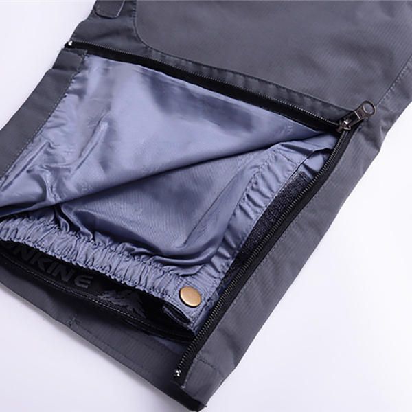 Conjunto De Dos Piezas Pantalones De Esquí Al Aire Libre Desmontables Pantalones Deportivos Gruesos Y Cálidos Impermeables A Prueba De Viento Para Hombres