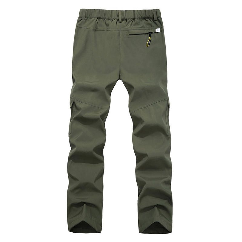 Hombre Impermeable Transpirable Secado Rápido Deporte Escalada Esquí Soft Shell Pantalones Casuales Al Aire Libre