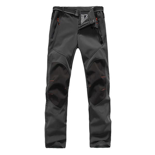 Pantalones Cálidos De Lana Al Aire Libre De Invierno Para Hombre Repelente Al Agua Camping Escalada Senderismo Pantalones De Concha Suave