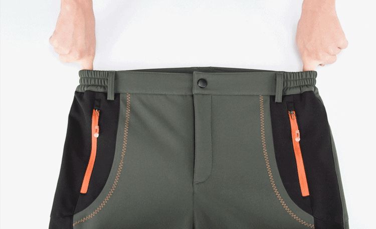 Pantalones Cálidos De Vellón Grueso Para Exteriores Pantalones De Concha Blanda