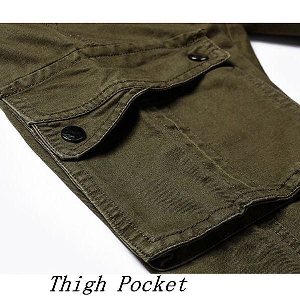 Pantalones De Carga Multibolsillos De Gran Tamaño 30-48 Pantalones De Algodón Casuales Del Ejército Al Aire Libre Para Hombre De Moda