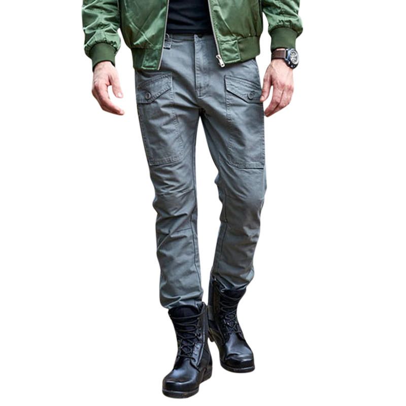 Pantalones Cargo Militares Sueltos Tácticos De Algodón Al Aire Libre Para Hombres