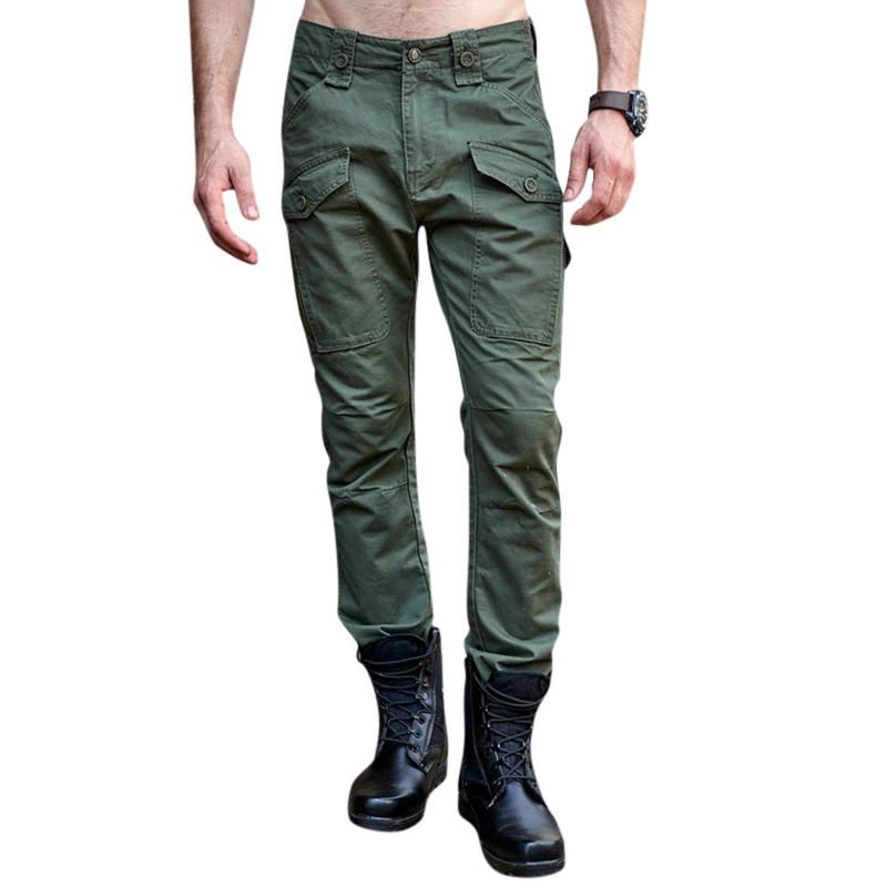 Pantalones Cargo Militares Sueltos Tácticos De Algodón Al Aire Libre Para Hombres