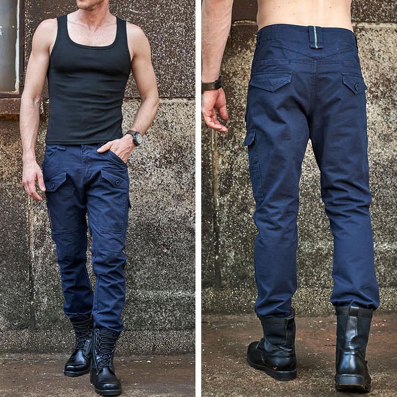 Pantalones Cargo Militares Sueltos Tácticos De Algodón Al Aire Libre Para Hombres