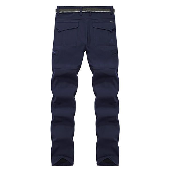 Pantalones Casuales De Secado Rápido Al Aire Libre Pantalones Sueltos Con Múltiples Bolsillos De Cintura Alta Para Hombres