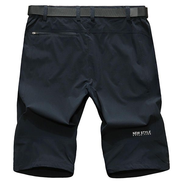 Pantalones Cortos Transpirables Para Deportes Al Aire Libre De Verano Pantalones Cortos Hasta La Rodilla Secos Rápidos Para Hombre