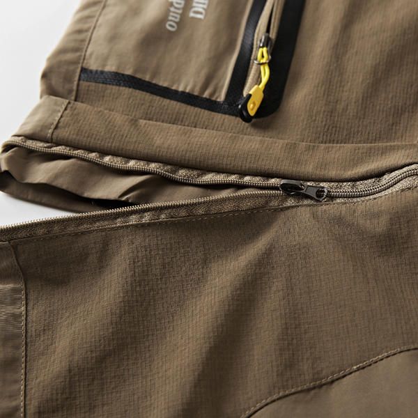 Pantalones Deportivos Elásticos Desmontables Repelentes Al Agua Para Hombre