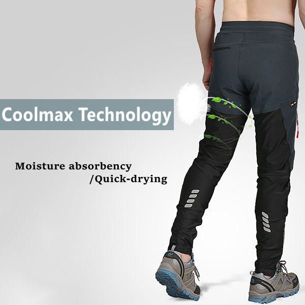 Pantalones Deportivos De Secado Rápido De Alta Elasticidad Para Hombre Al Aire Libre Pantalones De Escalada Ajustados Transpirables Impermeables