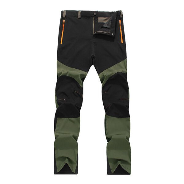 Pantalones Elásticos Finos Secos Al Aire Libre Para Hombre Pantalones De Escalada De Senderismo Transpirables A Prueba De Viento Para Hombre