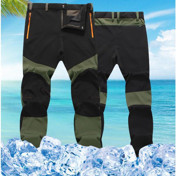 Pantalones Elásticos Finos Secos Al Aire Libre Para Hombre Pantalones De Escalada De Senderismo Transpirables A Prueba De Viento Para Hombre