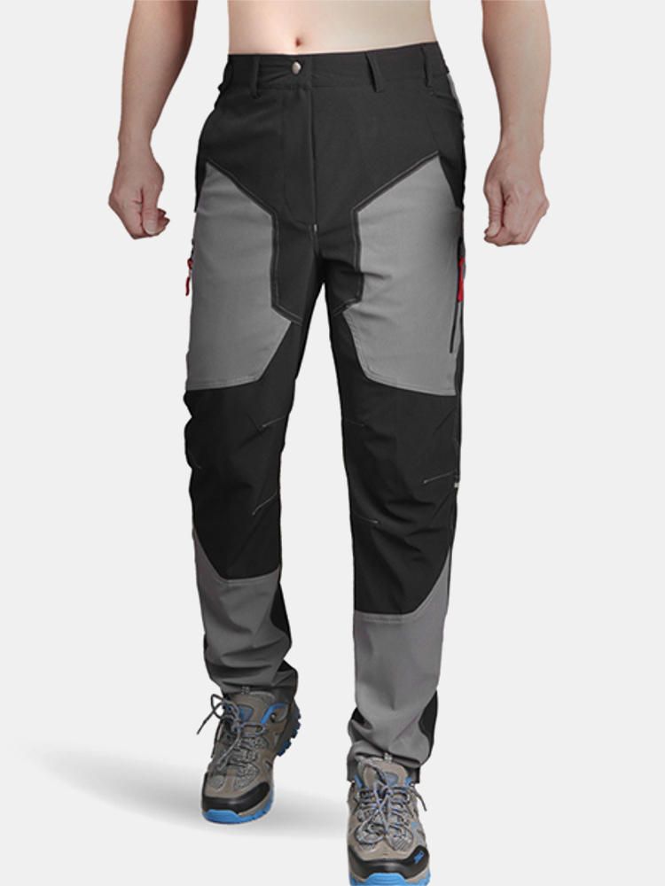 Pantalones De Escalada De Alta Elasticidad Impermeable Al Aire Libre Para Hombre