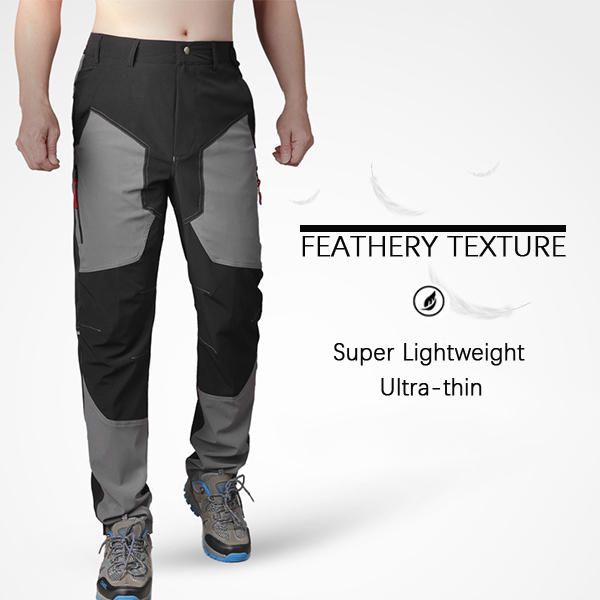 Pantalones De Escalada De Alta Elasticidad Impermeable Al Aire Libre Para Hombre