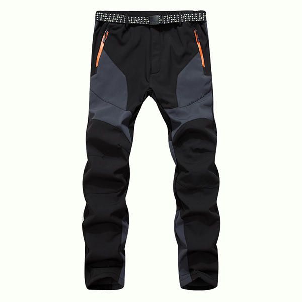 Pantalones De Escalada Estilo Cargo De Sarga Patagonia Para Hombre Al Aire Libre Pantalones Cálidos Con Forro Polar A Juego De Color