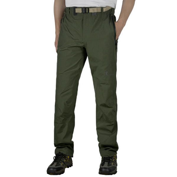 Pantalones De Escalada Semi-forro Auténticos Al Aire Libre Para Hombre Pantalones De Perforación De Plástico A Presión Impermeables