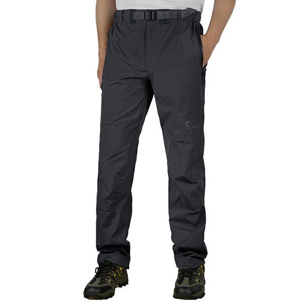 Pantalones De Escalada Semi-forro Auténticos Al Aire Libre Para Hombre Pantalones De Perforación De Plástico A Presión Impermeables