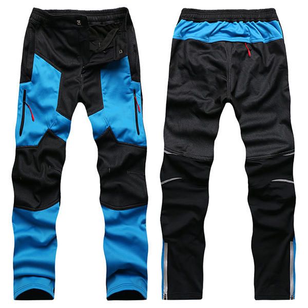 Pantalones De Esquí De Forro Polar Cálido Para Exteriores Soft Shell Pantalones De Escalada Impermeables