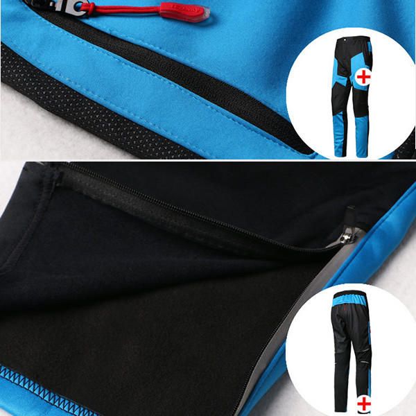 Pantalones De Esquí De Forro Polar Cálido Para Exteriores Soft Shell Pantalones De Escalada Impermeables