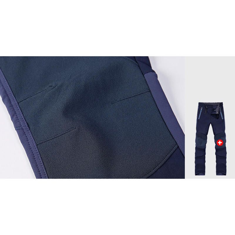 Pantalones Impermeables Flexibles Con Cremallera De Metal Cómodos Al Aire Libre Para Hombres