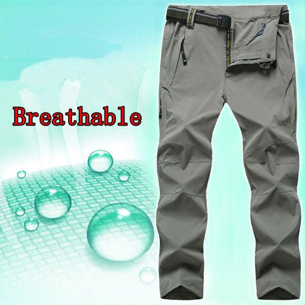 Pantalones De Protección Solar Para Hombre Al Aire Libre De Tamaño Pantalones De Escalada Transpirables Súper Ligeros De Secado Rápido