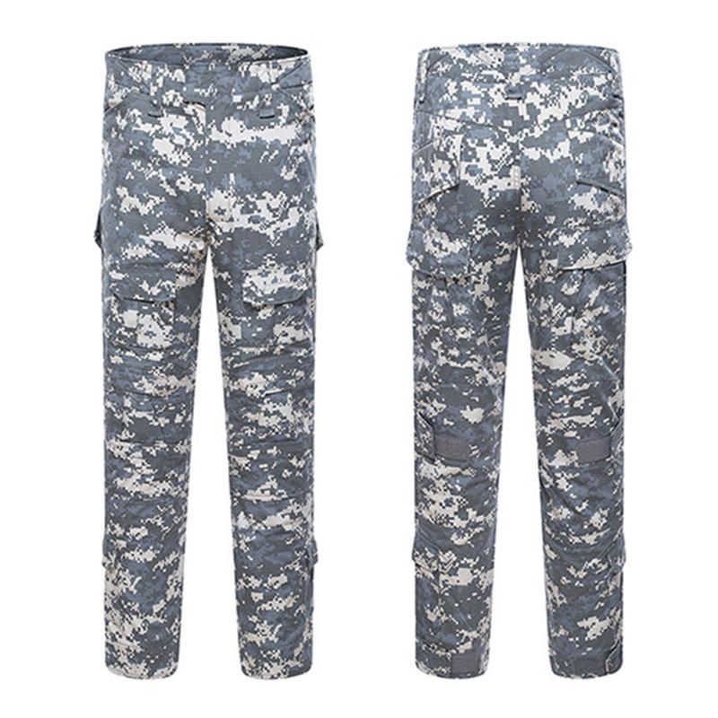 Pantalones Tácticos Militares Al Aire Libre Para Hombre Pantalones Casuales Resistentes Al Desgaste Transpirables Con Estampado De Camuflaje