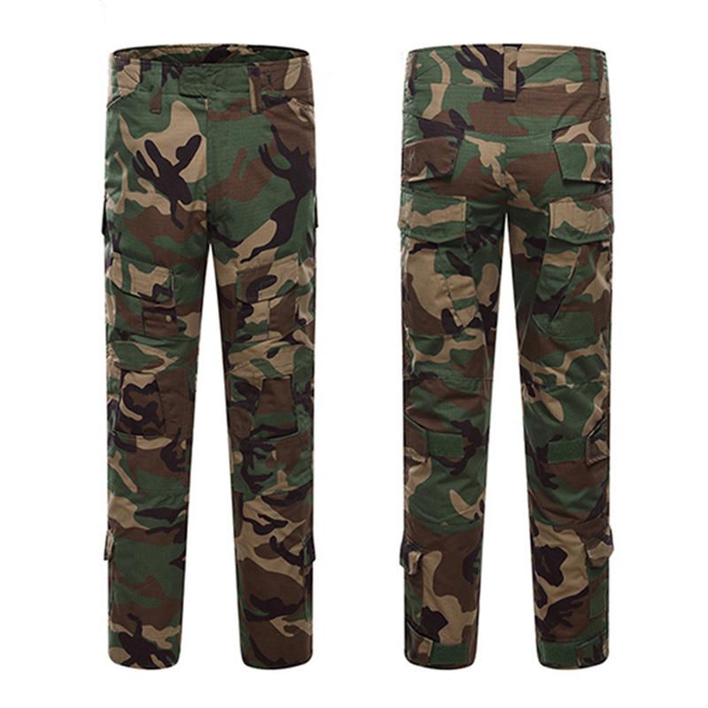 Pantalones Tácticos Militares Al Aire Libre Para Hombre Pantalones Casuales Resistentes Al Desgaste Transpirables Con Estampado De Camuflaje