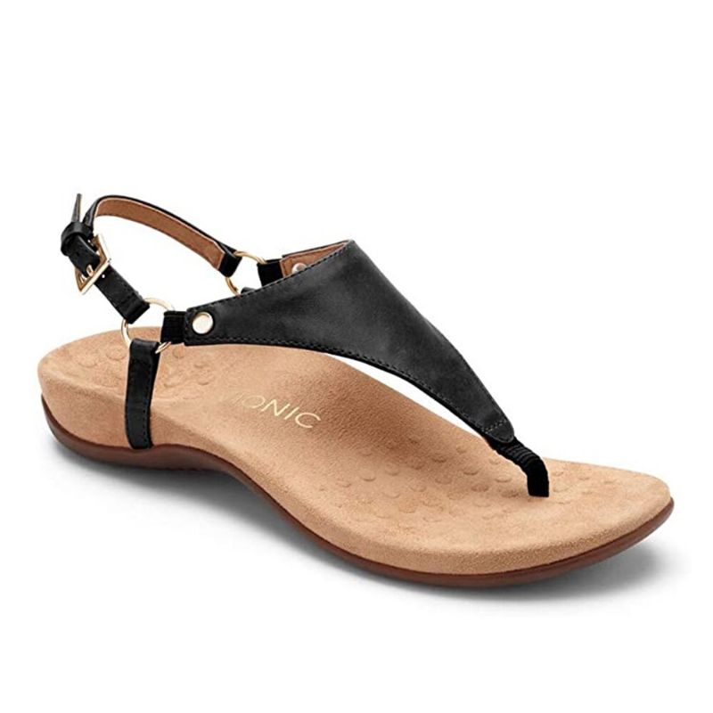 Chanclas Con Hebilla De Metal Para Mujer Sandalias Planas Informales Con Tira Trasera