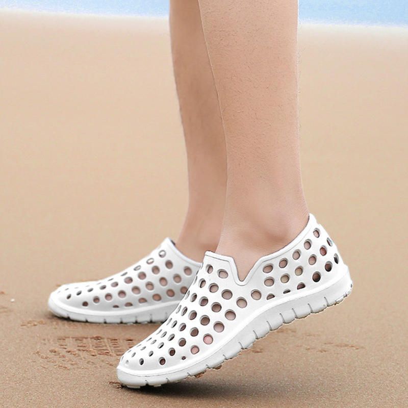 Hombres Casual Verano Hollow Outs Sandalias Zapatos De Playa Zapatos De Días Lluviosos